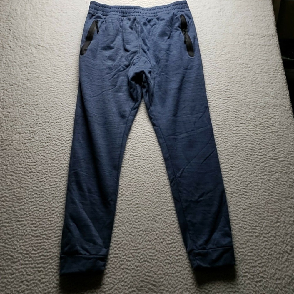 Logan And Martin Sport NYC Pants Mens Large Blue Fleece Jogger Elastic Waist